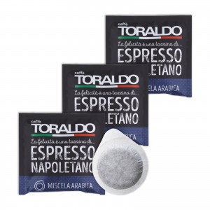 Toraldo Cialde 300 Caffè Miscela Arabica in filtro carta ESE 44mm Originale