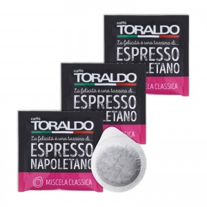 50 Cialde Caffè Toraldo Miscela Classica in filtro carta ESE 44mm Classico Originale