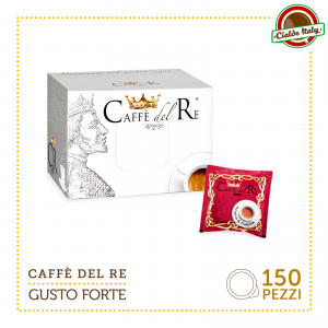 150 Cialde Filtro carta Caffè Del Re ESE 44mm Gusto Forte