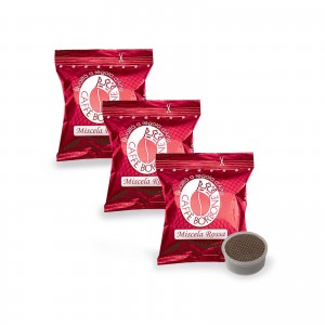 50 Capsule Caffè Borbone Miscela Rossa compatibile Lavazza Espresso Point cialde