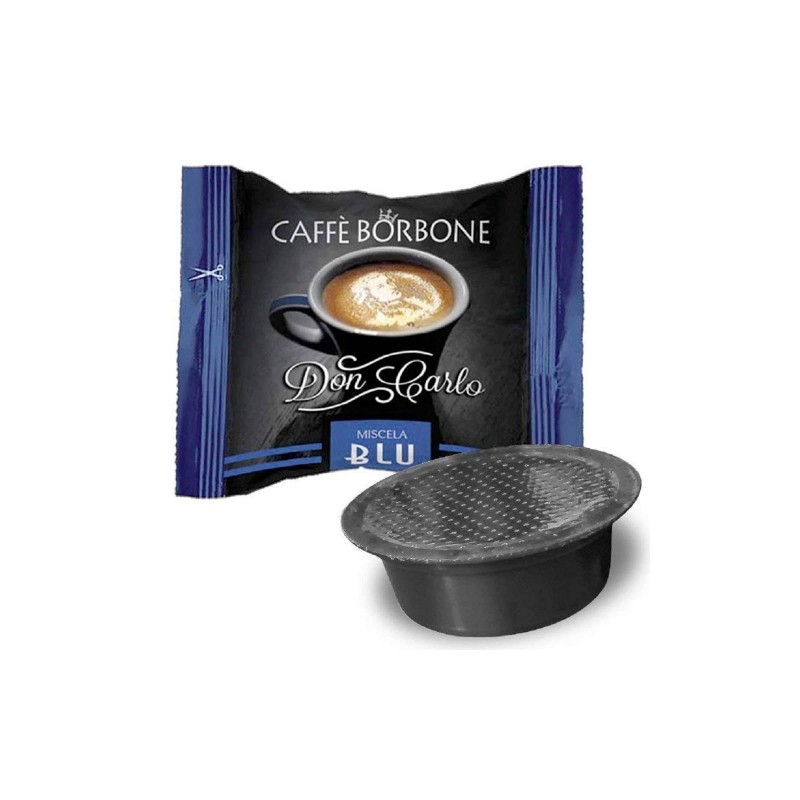 200 Capsule Compatibili Lavazza A Modo Mio Orzo by Caffè Borbone Blu